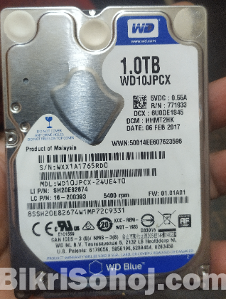 Western Digital WD10JPCX 1 TB Hard disk